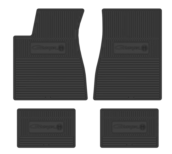 1973-1974 Dodge Charger SE Next Generation Custom Vintage Rubber Floor Mats Package